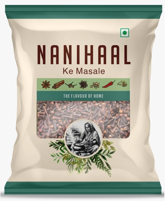 NANIHAAL Natural Premium Whole Cloves (Laung) For Indian Cooking 200Gm| Whole Spices | Fresh & Pure Whole Cloves (Laung)| Aromatic & Flavourful