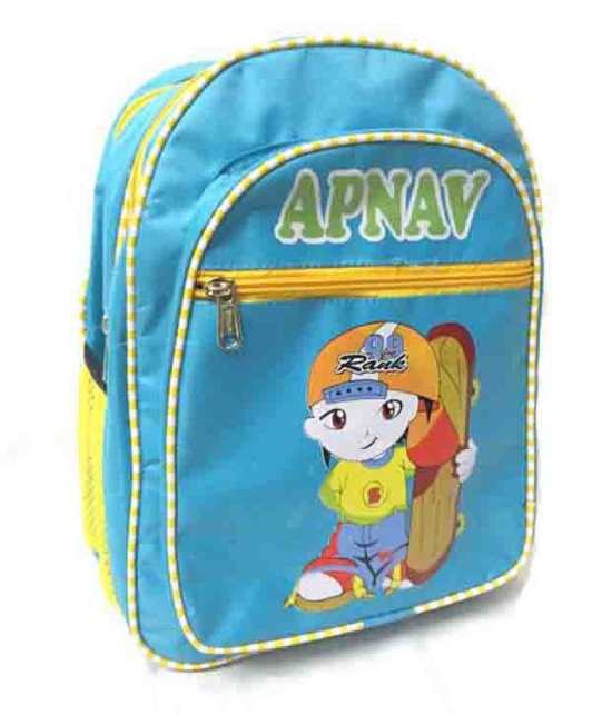 Apnav Polyester 12 Ltrs Blue Kids School Bag