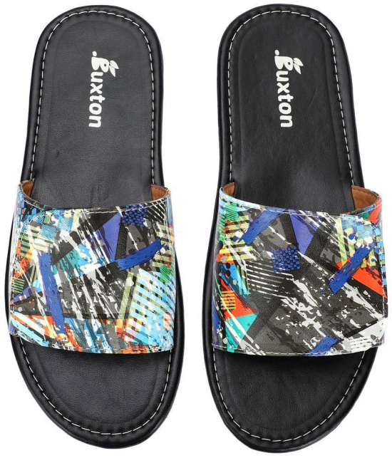 Buxton - Blue Mens Slide Flip Flop - None