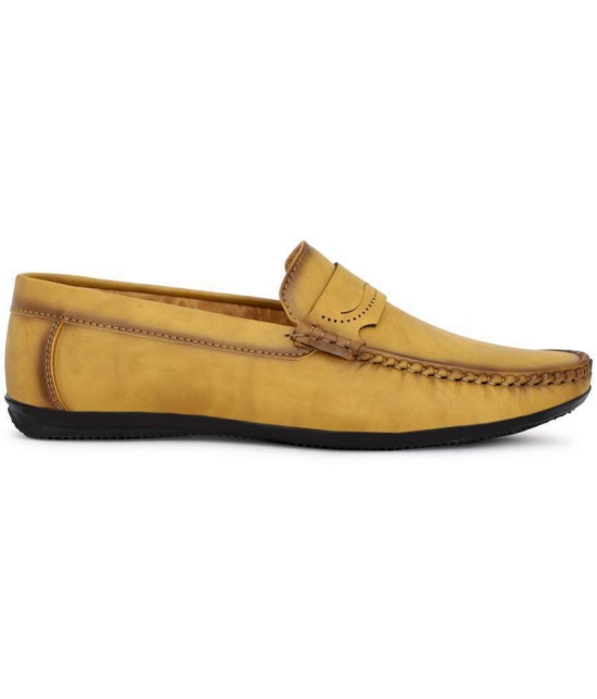 Buxton - Tan Mens Slip on - 6