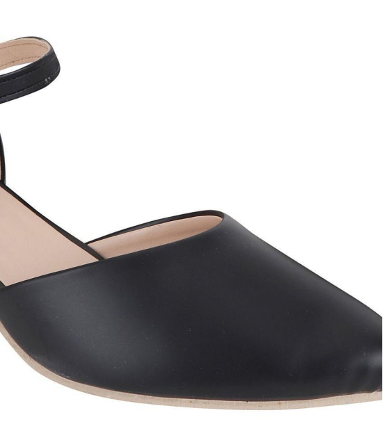 Shoetopia - Black Women''s Sandal Heels - None