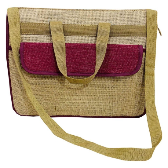 Garvi Gurjari (A Gujarat Govt Enterprise Handmade Plain Jute Office Bag(GGCMJB04)