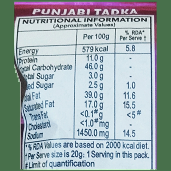 Haldiram's Punjabi Tadka - Crispy, Crunchy, Perfect Snack, 18 G