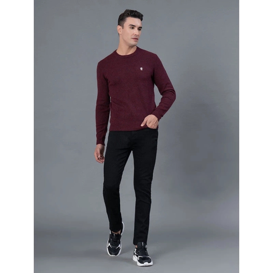 RedTape Maroon Casual Sweater for Men | Comfortable and Durable