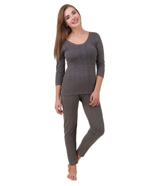 HAP Thermal Set Of Charcoal Top & Bottom - XL