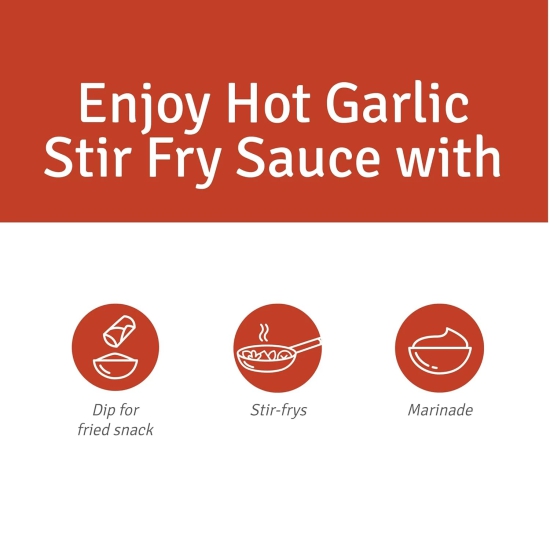 Veeba Hot Garlic Stir Fry Sauce & Dip, 330 G (Pack Of 2)