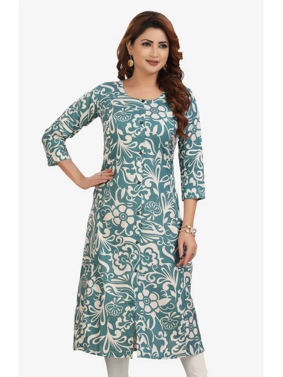 Meher Impex Cotton Printed Front Slit Womens Kurti - Multicoloured ( Pack of 1 ) - None