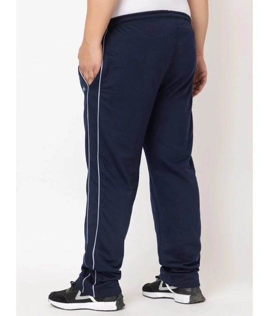 YHA - Navy Blue Fleece Mens Trackpants ( Pack of 1 ) - None