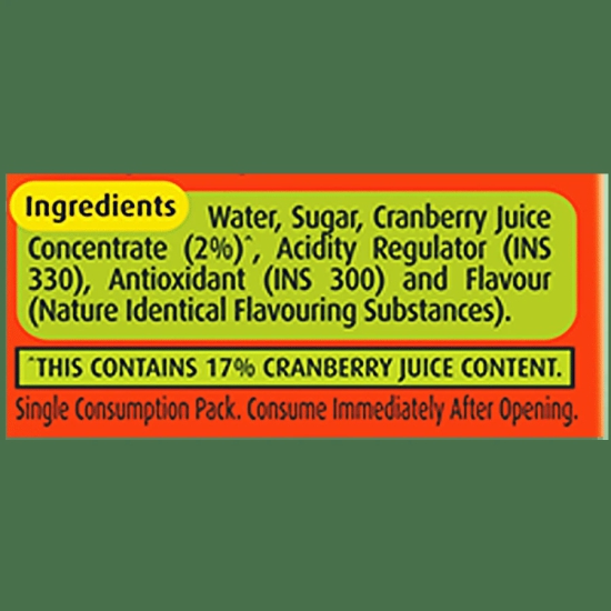 Real Cranberry, 200 Ml