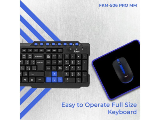 Foxin FKM-506 PRO Multimedia Keyboard & Mouse Combo