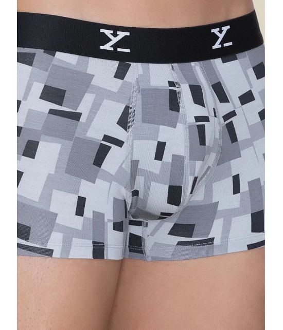 XYXX - Light Grey Modal Mens Trunks ( Pack of 1 ) - None