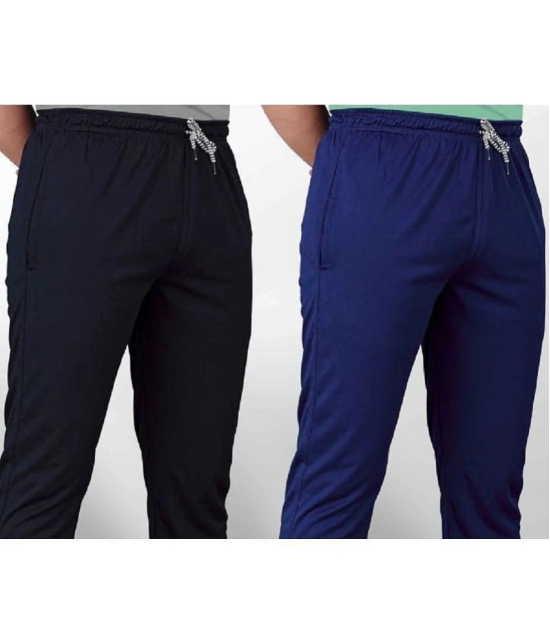 Gazal Fashions Multicolor Polyester Mens Trackpants ( Pack of 2 ) - None