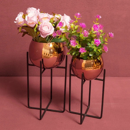 Desk Planter Set of 2-Golden