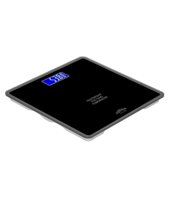 Hoffen Venus HO-18-Black-Digital Electronic Personal Body Health Fitness Check up Weighing Scale HO-18-Black Black