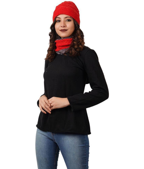 PENYAN - Red Woollen Womens Cap ( Pack of 1 ) - Red