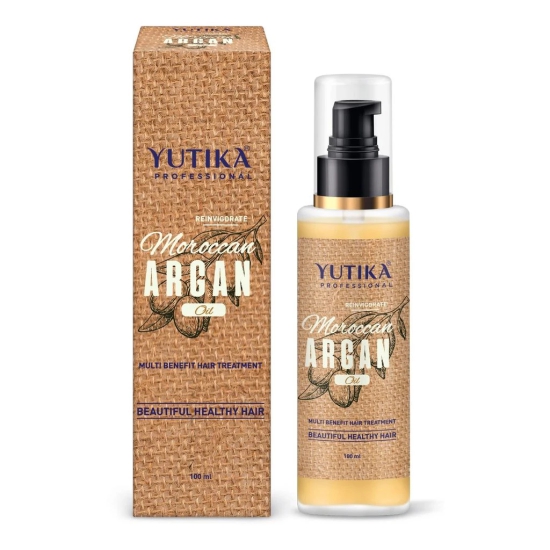 Yuthika Aloe Vera Body Lotion 200ml and Moroccan Argan Oil for Hair 100ml, Bodylotion and Argan Hair Oil Combo Pack