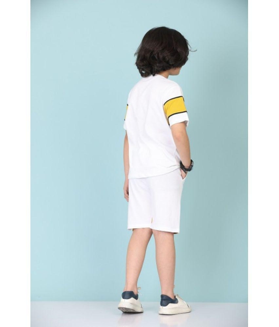 Rydho - Yellow Cotton Boys T-Shirt & Shorts ( Pack of 1 ) - None