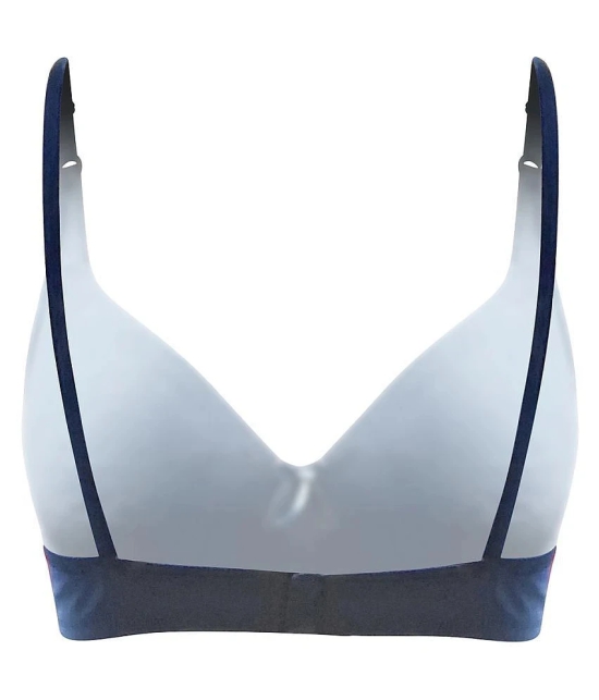 Clovia Cotton Everyday Bra - Blue - 38B