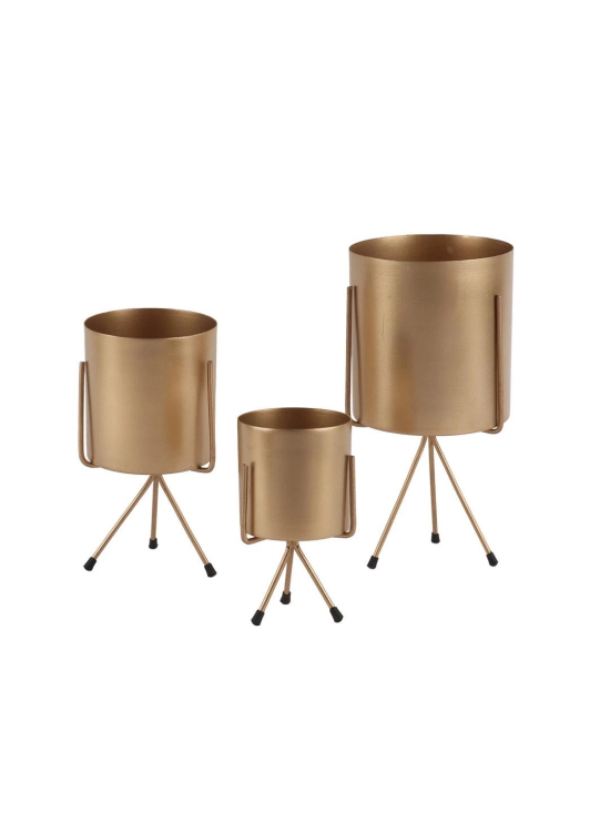 Votive Planter Set of 3-Gold