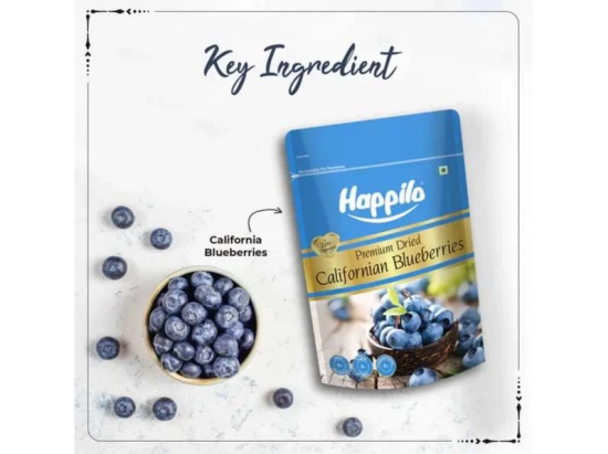 Happilo Premium Dried Californian Blueberries 150g