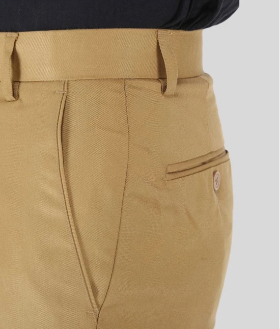 SREY - Khaki Polycotton Slim - Fit Mens Chinos ( Pack of 2 ) - None