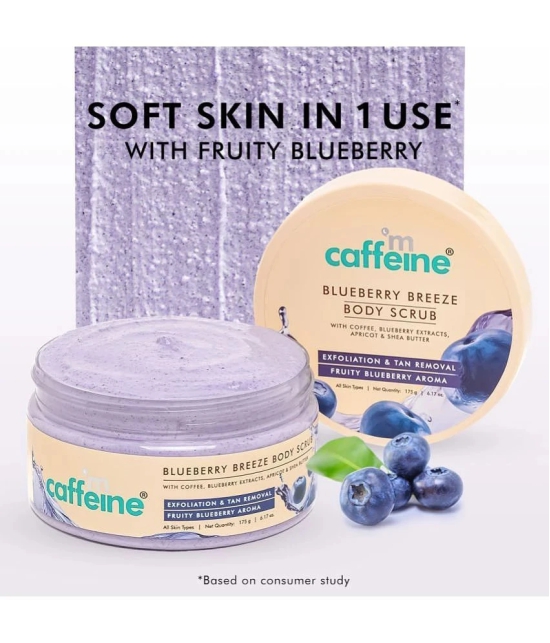 mCaffeine Blueberry Breeze Body Scrub 175gm (Pack of 1)