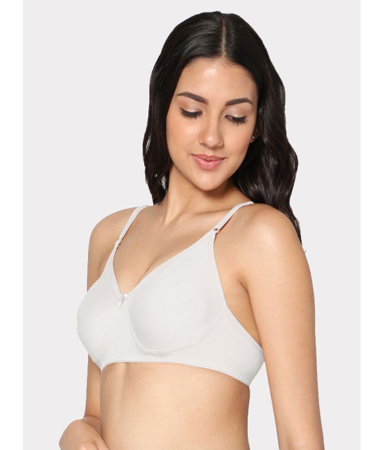 IN CARE LINGERIE - White Cotton Non Padded Womens T-Shirt Bra ( Pack of 1 ) - None