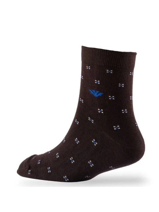 Men Pack Of 2 Patterned Cotton Ankle Length Socks