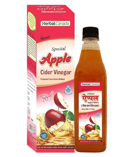 Herbal Canada Apple Cider Vinegar 500 ml Fruit Pack of 2