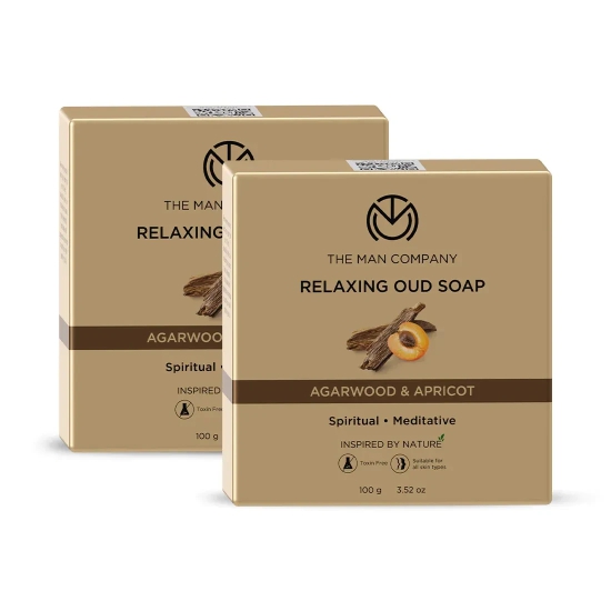 Relaxing Oud Soap | Agarwood & Apricot (Multi Packs) Pack of 3