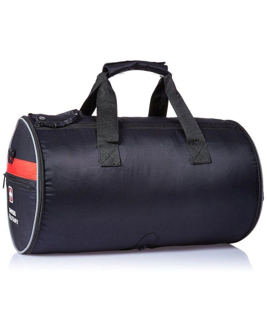 Swiss Military Black Polyester Gym Bag