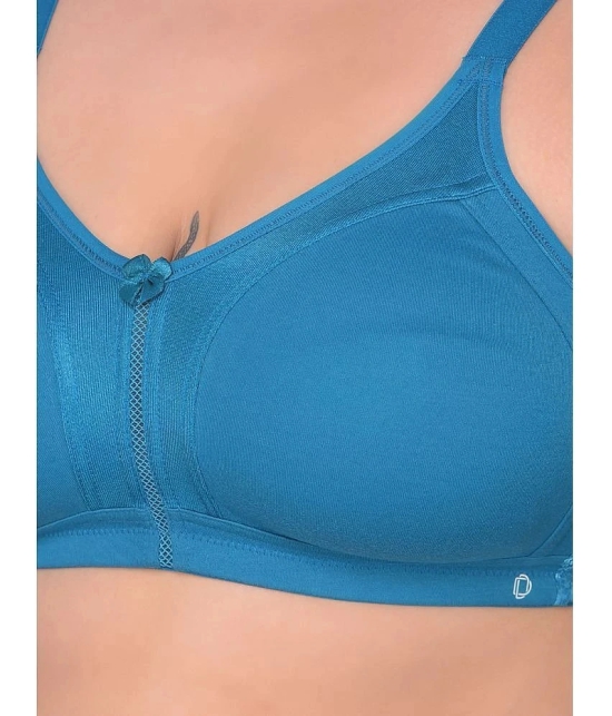 Dollar Missy Blue Cotton Non Padded Womens Everyday Bra ( Pack of 1 ) - None