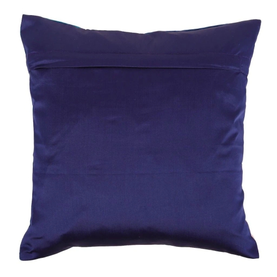 Luxury Velvet Color Block Cushion Cover - 16” x 16”