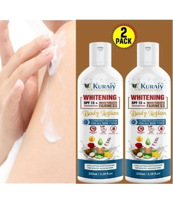 KURAIY Body Lotion skin whitening Moisturizing Body Lotion skin lightening Lotion Pack Of 2