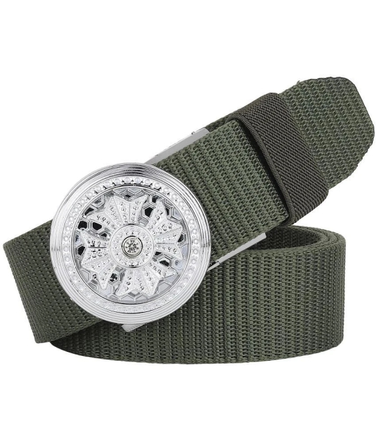 Loopa - Green Nylon Mens Casual Belt ( Pack of 1 ) - None