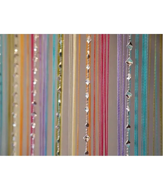 ENTICE Single Door Beaded String Curtain - Multi Color