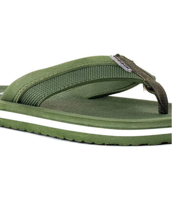 KHADIM Green Mens Thong Flip Flop - None