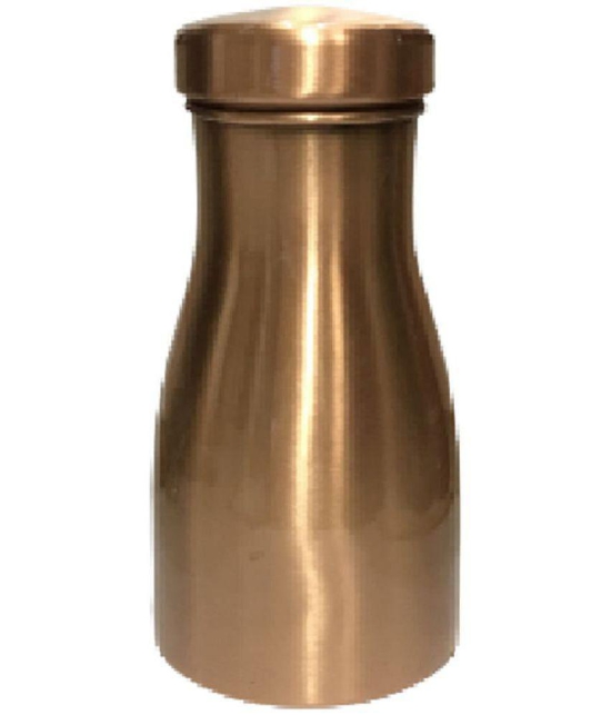 Dynore - Bedroom Copper Water Bottle Copper 1000 mL Water Bottle ( Set of 1 ) - Copper