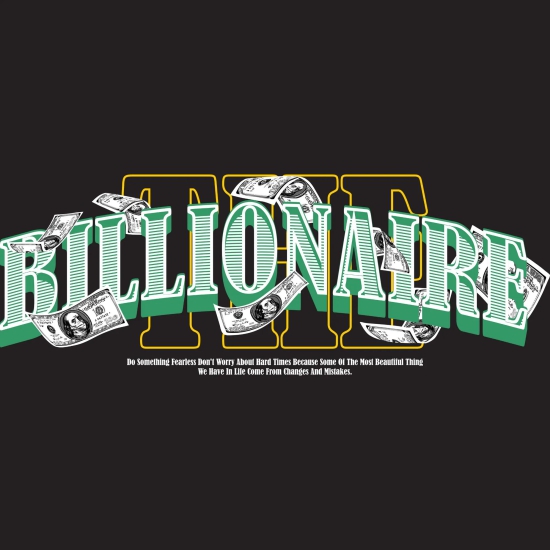 Billionaire T-Shirt-Maroon / M-36