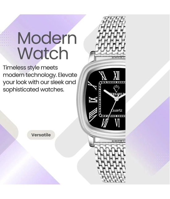 Versatile Silver Metal Analog Mens Watch