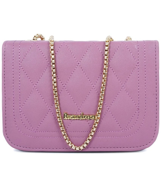 Brandroot - Pink PU Sling Bag - Pink