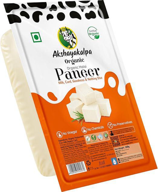 Organic Malai Paneer 200 Gm