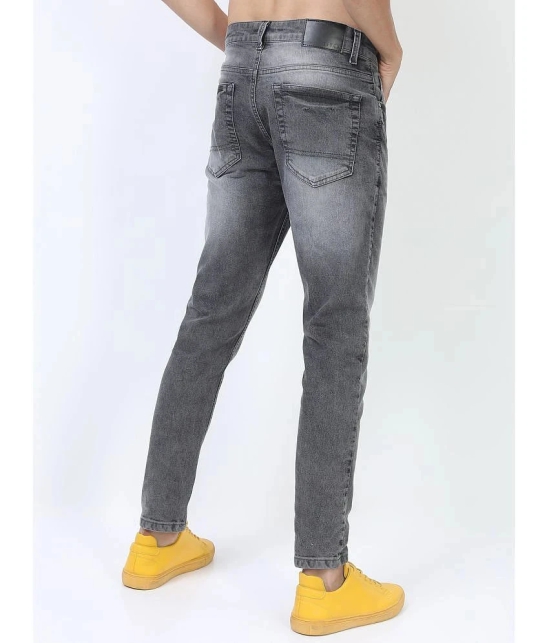 Ketch Slim Fit Tapered Mens Jeans - Grey ( Pack of 1 ) - None