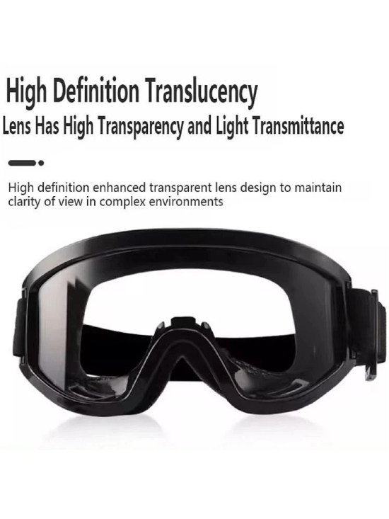 SHARUJA Dust Protected Transparent Riding Goggles ( Pack of 1 )