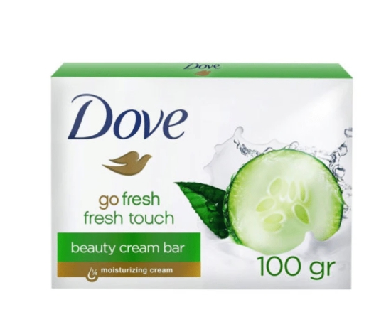 Dove Go Fresh FRESH TOUCH Beauty Bar 100g (Pack of 3)