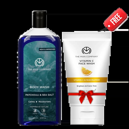 Body Wash | Patchouli & Sea Salt Body Wash and Free Face Wash