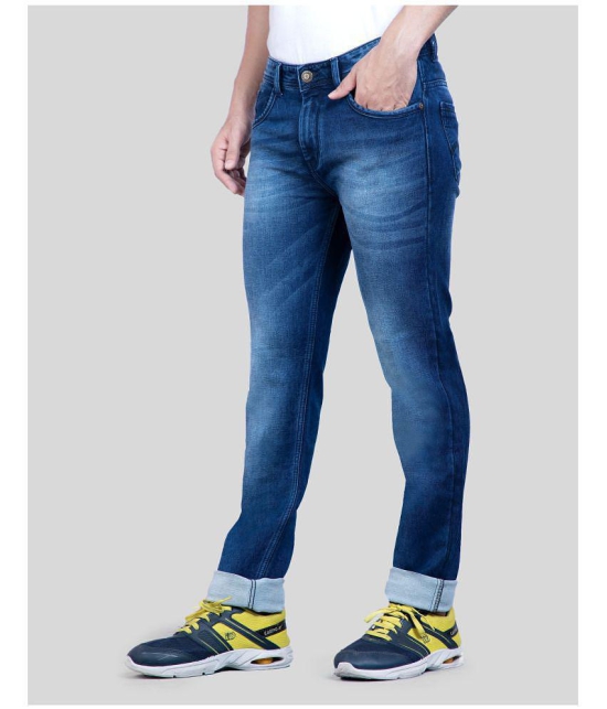 HJ HASASI Blue Regular Fit Jeans - None