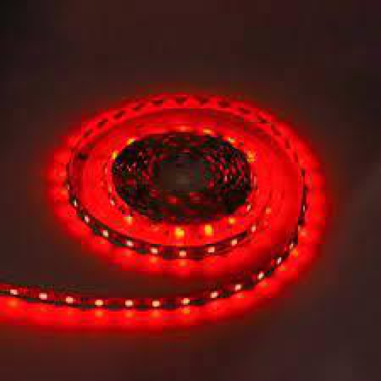 Waterproof LED Strip Lights (5 Meter) + DC 12V Adapter. (Red Colour)