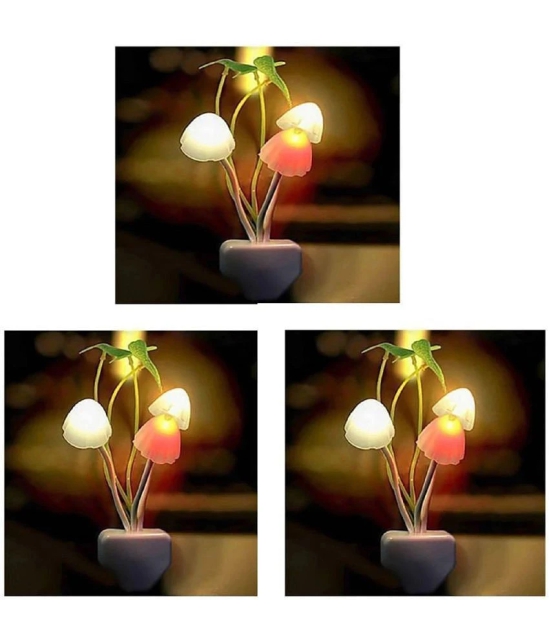 PENYAN - Multicolor Night Lamp ( Pack of 3 )