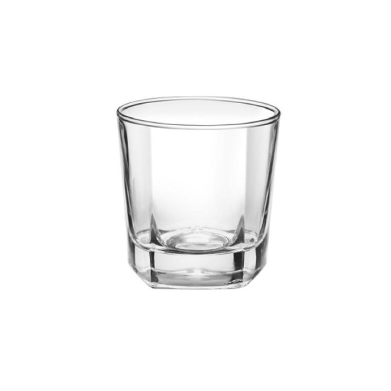 Treo By Milton Crescent Cool Glass, Set of 6, 205 ml Each. Transparent | Party Glass | Juice Glass | Dishwasher Safe | Water Glass